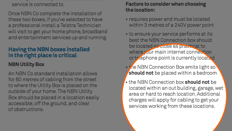 NBN Connection Box