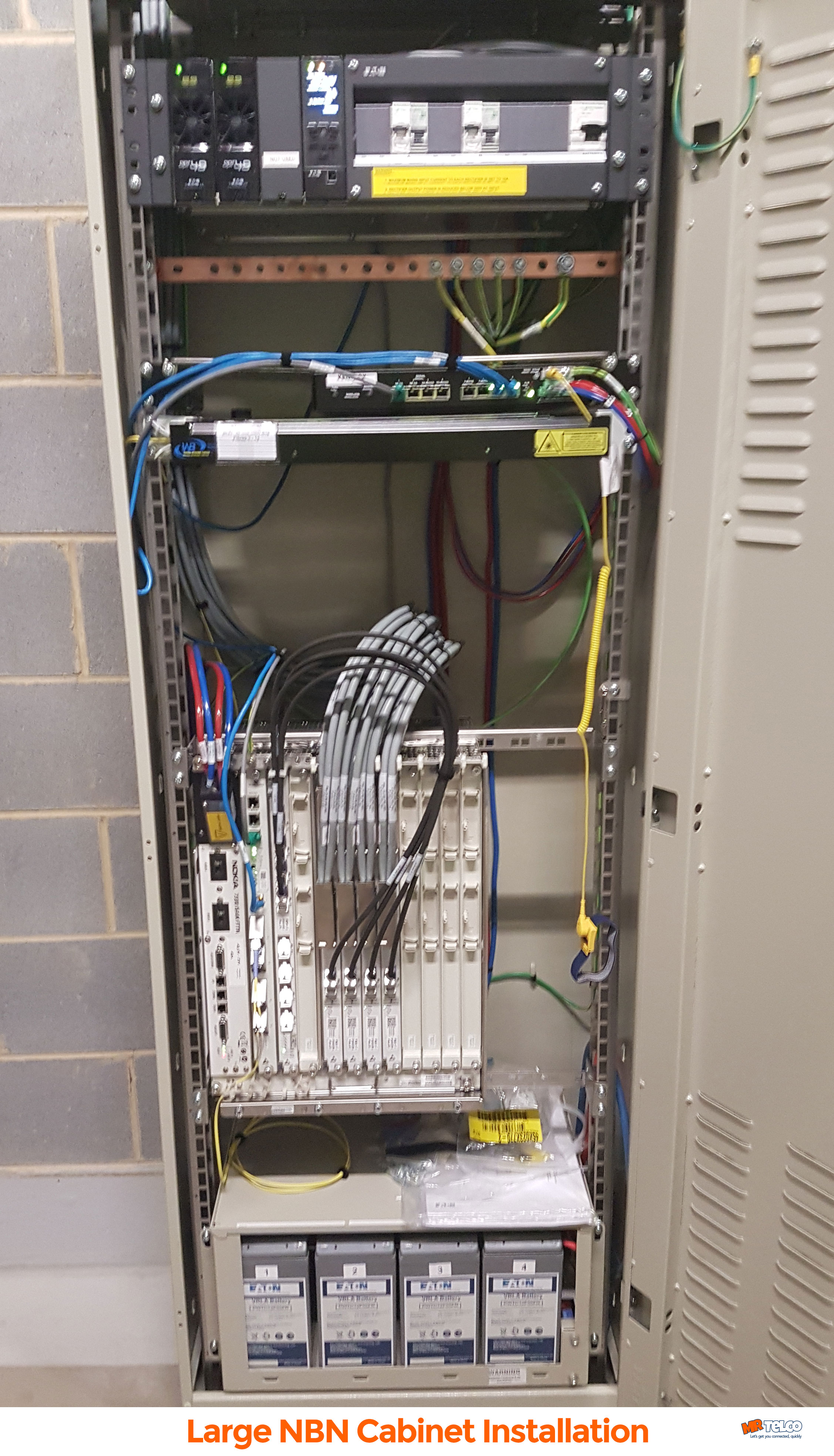 Large FTTB NBN Node Basement