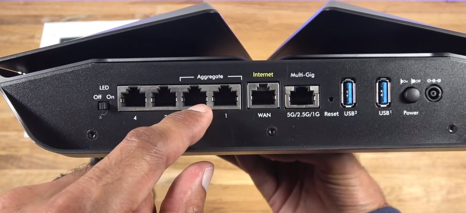 Netgear Nighthawk rear router image